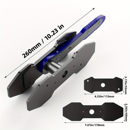 Brake Caliper Piston Press Tool - 360° Ratchet Compressor for Single, Twin & Quad Piston Disc Brakes | Alloy Steel Brake Pad Spreader