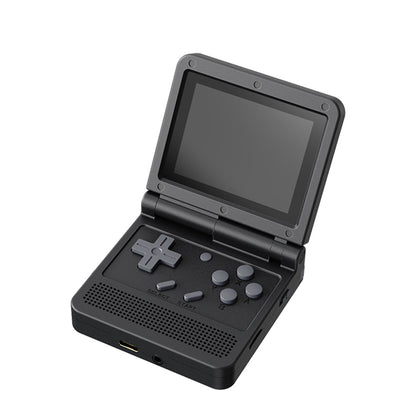 Powkiddy V90 Foldable Handheld Game Console – GBA SP Clamshell Style 3.0" IPS 6000+ Preloaded Games 12 Emulators 64GB Ultra-Lightweight 120g Retro Gaming System