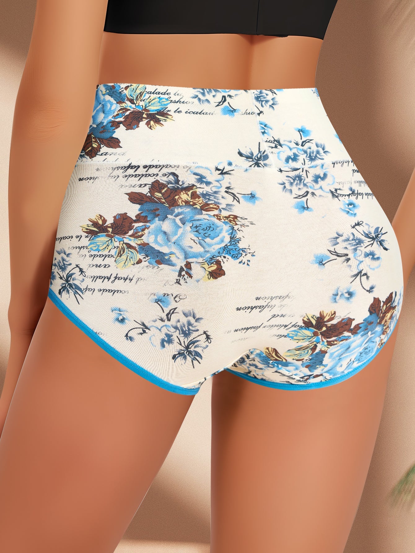 Women’s 4-Pack High-Waist Shapewear Briefs - Tummy Control Support - Style 4341