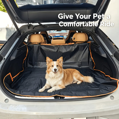 Dog Car Trunk Mat for SUV - 100% Waterproof Oxford Fabric Pet Seat Cover, Fully Enclosed Dirt-Resistant Wear-Resistant Protective Pad for Cats and Dogs, Machine Washable Car Boot Liner