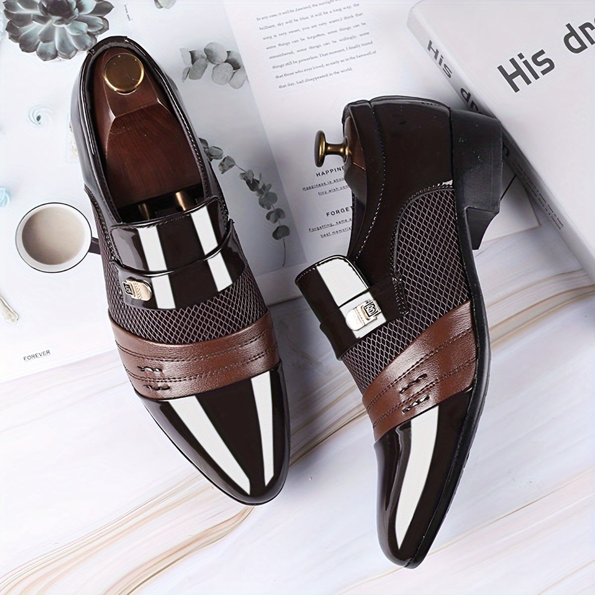 Men's Casual Slip-On Shoes - Slip-On Ease
