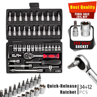 34+12pcs-Includes one wrench