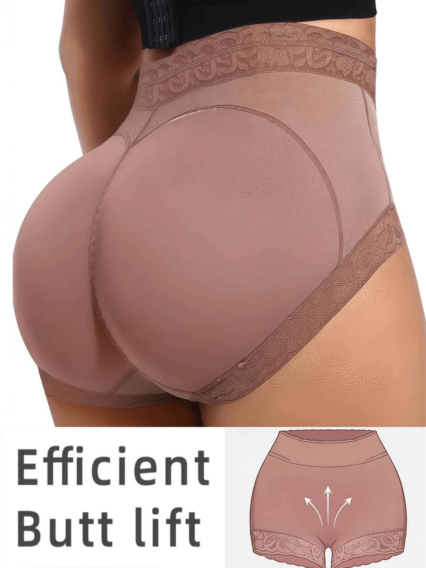 Women's Shapewear Briefs - Solid Color Style 534181