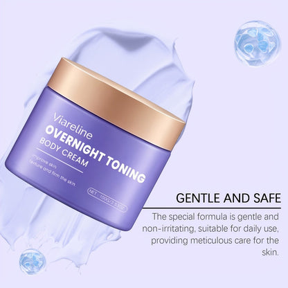 Overnight Body Toning Whip – Firming & Moisturizing Body Shaping Cream with Glycerin & Collagen | Works While You Sleep to Firm Nourish & Tone Skin | Unscented Lightweight Body Firming Cream for Women 3.53oz