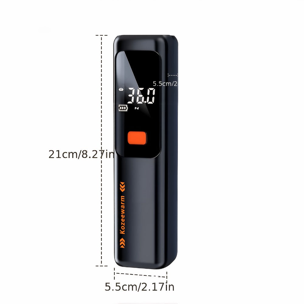 Cordless Tire Inflator Portable Air Compressor – USB-C Rechargeable, Digital Gauge, 3X Fast Inflation for Car Tires, Bikes, Motorcycles & Sports Balls