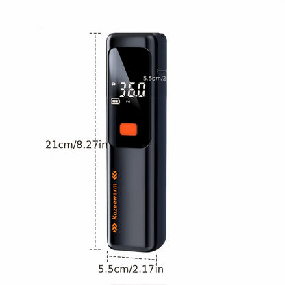 Cordless Tire Inflator Portable Air Compressor – USB-C Rechargeable, Digital Gauge, 3X Fast Inflation for Car Tires, Bikes, Motorcycles & Sports Balls