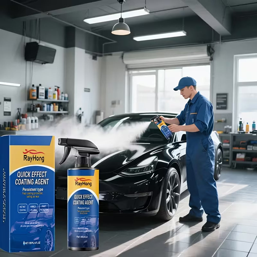 3-In-1 Nano Coating Spray Designed for Vehicles - Car Coating Liquid for Waterproof Gloss, Scratch Removal And Long-Lasting Protection, Easy Spray-On Formula, Enhance Car Protection And Repair, Creating a Durable Protective Layer (6pcs)