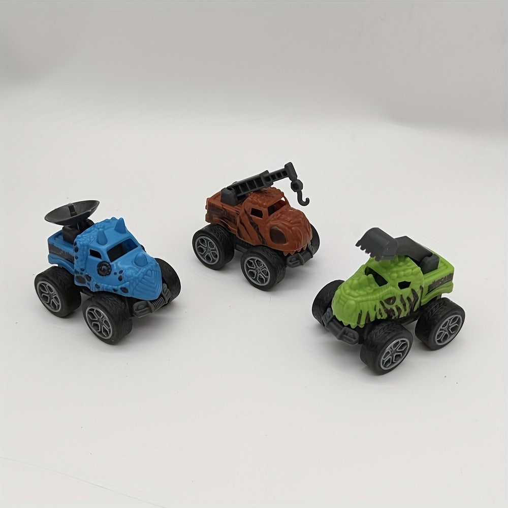 T-Rex Dinosaur Car Playset for Kids – Large Dino Truck with Mini Dinosaur Cars Figures & Accessories, Boys Dino Vehicle Toy Birthday Gift Ages 3 4 5 6
