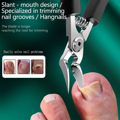 Manicure Pedicure Set 9 Piece Stainless Steel Nail Care Kit Professional Nail Clippers Nail File Cuticle Scissors for Ingrown Thick Toenails Men Women Seniors