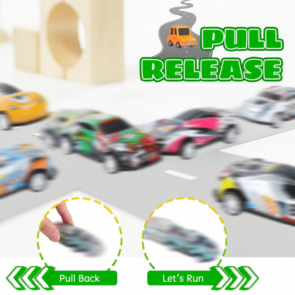 Pull Back Cars Bulk 72 Pack – Mini Race Cars Pull Back and Go Toy Vehicles for Kids Birthday Party Favors, Goodie Bag Fillers, Classroom Prize Box, Easter Basket Stuffers & Carnival Prizes