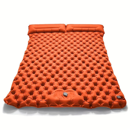 Camping Sleeping Pad Inflatable & Self-Inflating – Ultralight TPU Nylon Mat with Built-In Pump, Single & Double Size for Backpacking, Hiking, Travel