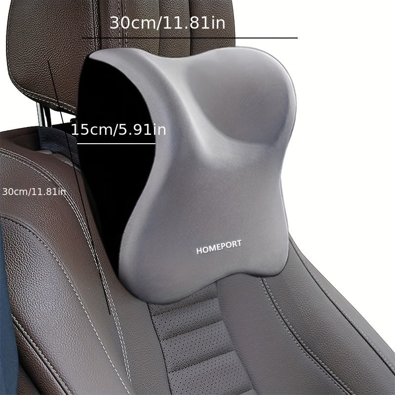 Car Seat Headrest Neck Pillow, Boost Your Driving Comfort, 100% Pure Memory Foam Travel Neck Pillow, with Breathable Removable Cover, Comfortable Ergonomic & Neck