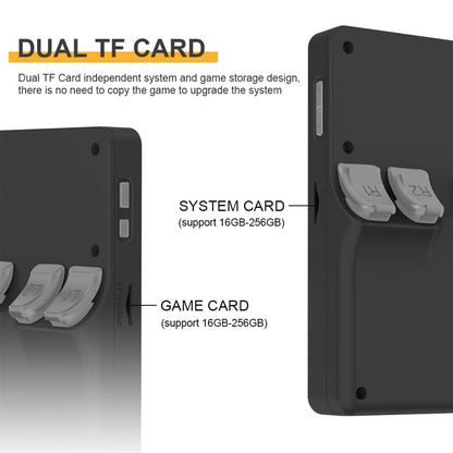 Open Source Retro Handheld Game Console Powkiddy RGB20S 3.5 Inch IPS 640x480 RK3326 ArkOS Linux Dual TF 256GB Portable Classic Emulator Gaming Device