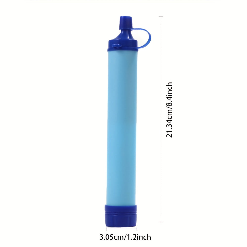 Portable Water Filter Straw for Outdoor Survival – Lightweight ABS Filtration Bottle for Hiking, Camping, Trekking & Emergency Use, Filters Springs, Streams, Lakes & Tap Water – 2 or 4 Pack