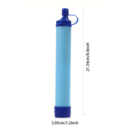Portable Water Filter Straw for Outdoor Survival – Lightweight ABS Filtration Bottle for Hiking, Camping, Trekking & Emergency Use, Filters Springs, Streams, Lakes & Tap Water – 2 or 4 Pack