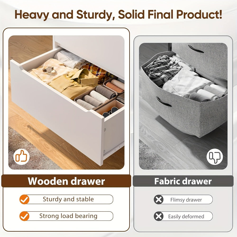 6-Drawer Dresser, Clothing Storage Organizer for Organized Everyday Storage detail image - detail view 11