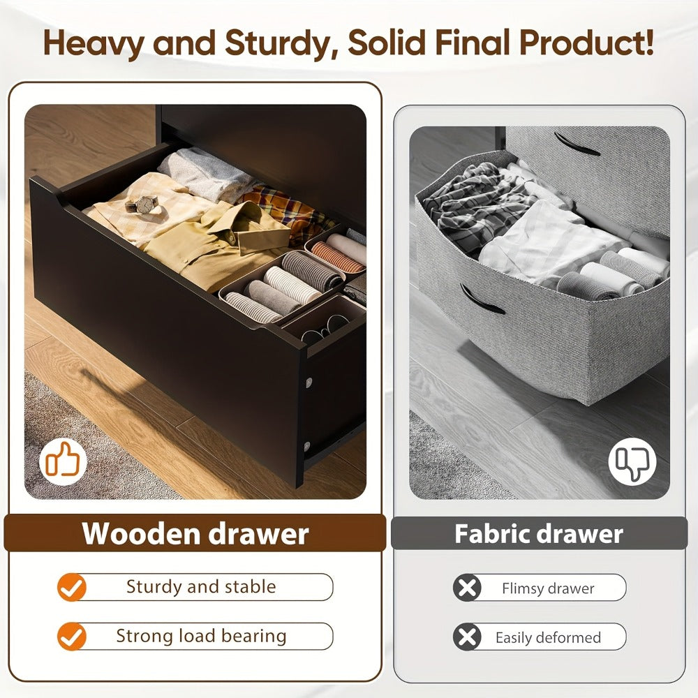 6-Drawer Dresser, Clothing Storage Organizer for Organized Everyday Storage detail image - detail view 7