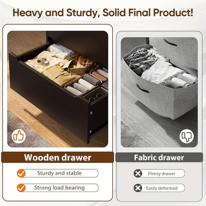 6-Drawer Dresser, Clothing Storage Organizer for Organized Everyday Storage detail image - detail view 7