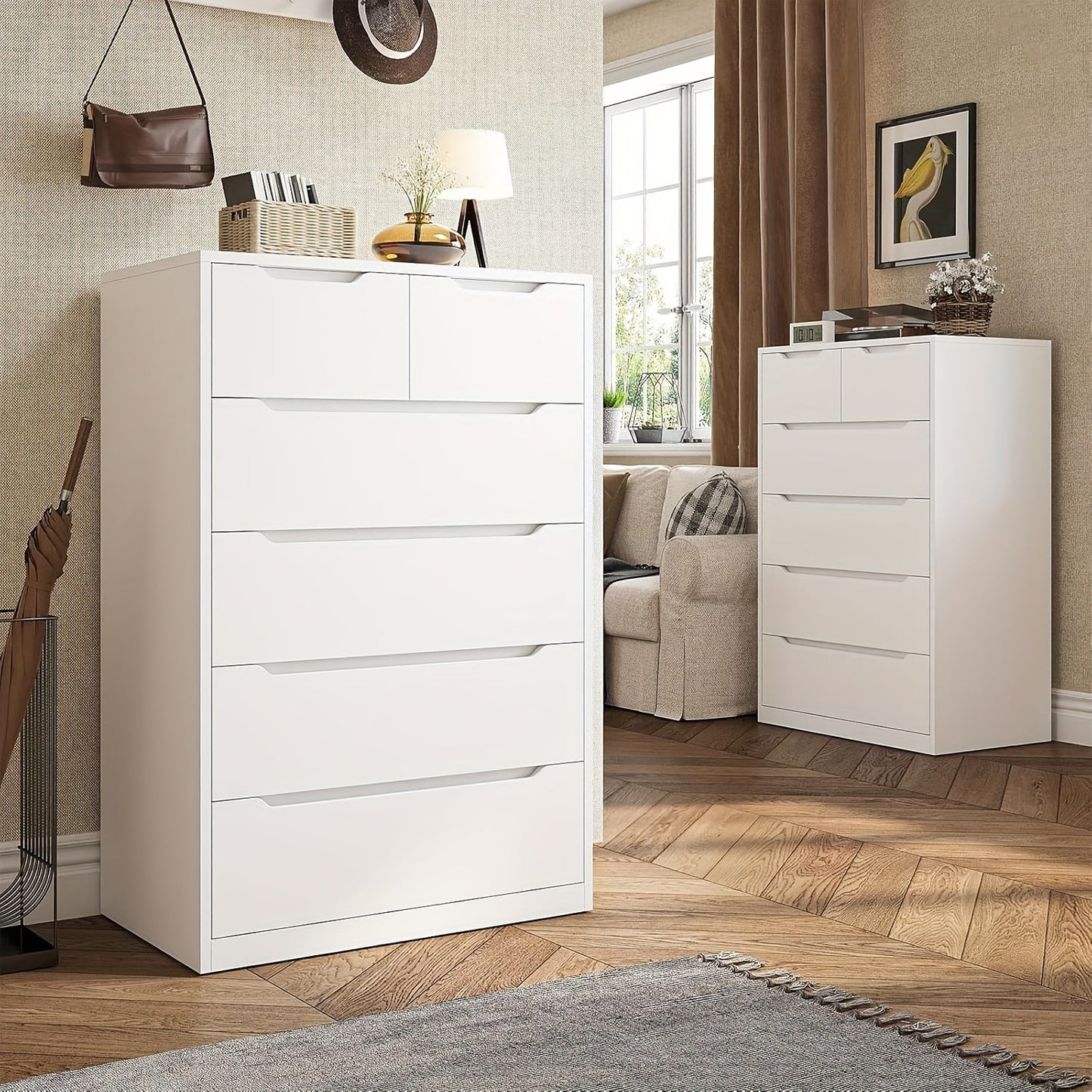 Dresser shown in the White option