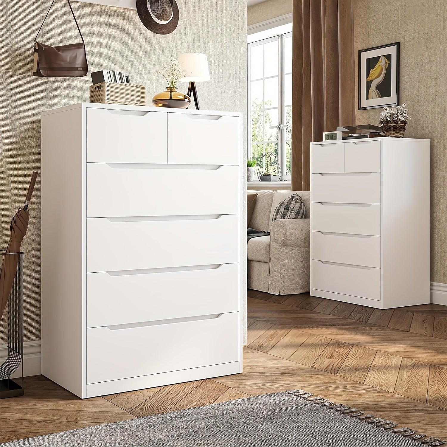 Dresser shown in the White option