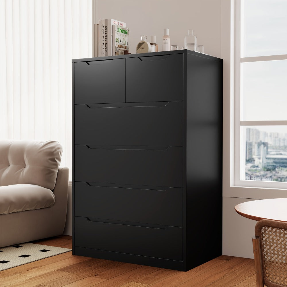 6-Drawer Dresser with Deep Drawers for Organized Everyday Storage detail image - detail view 7