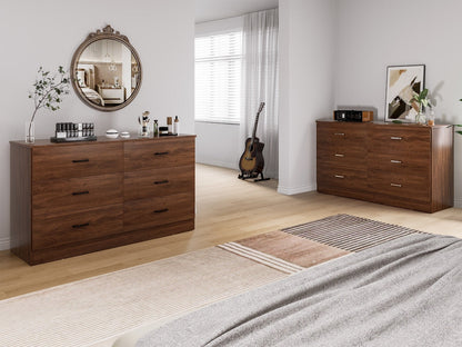 6-Drawer Dresser with Solid Wood Construction, Bedroom Drawer Chest detail image - detail view 12