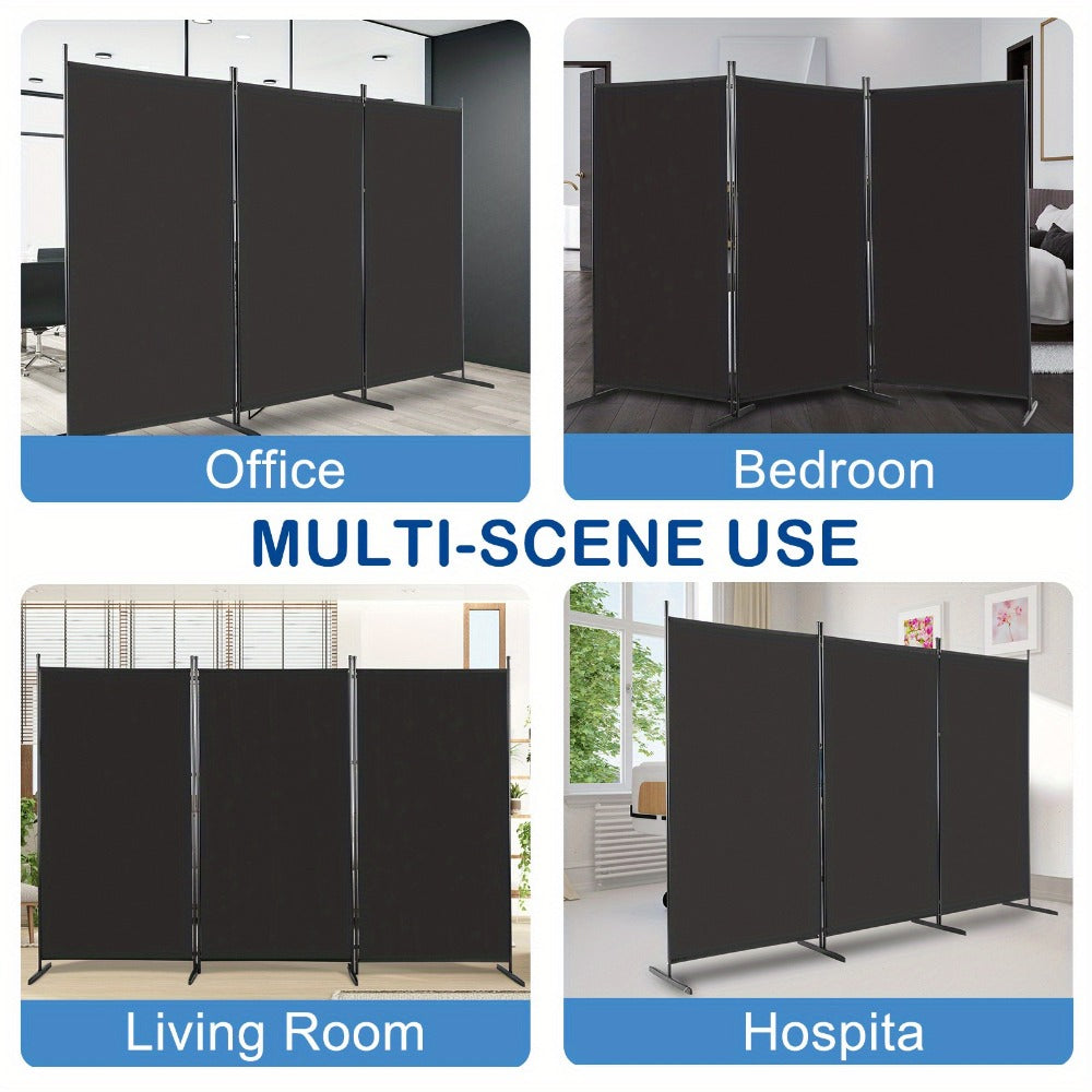 6-Foot Foldable Room Divider with Added Privacy and Waterproof Protection for Living Room detail image - detail view 14