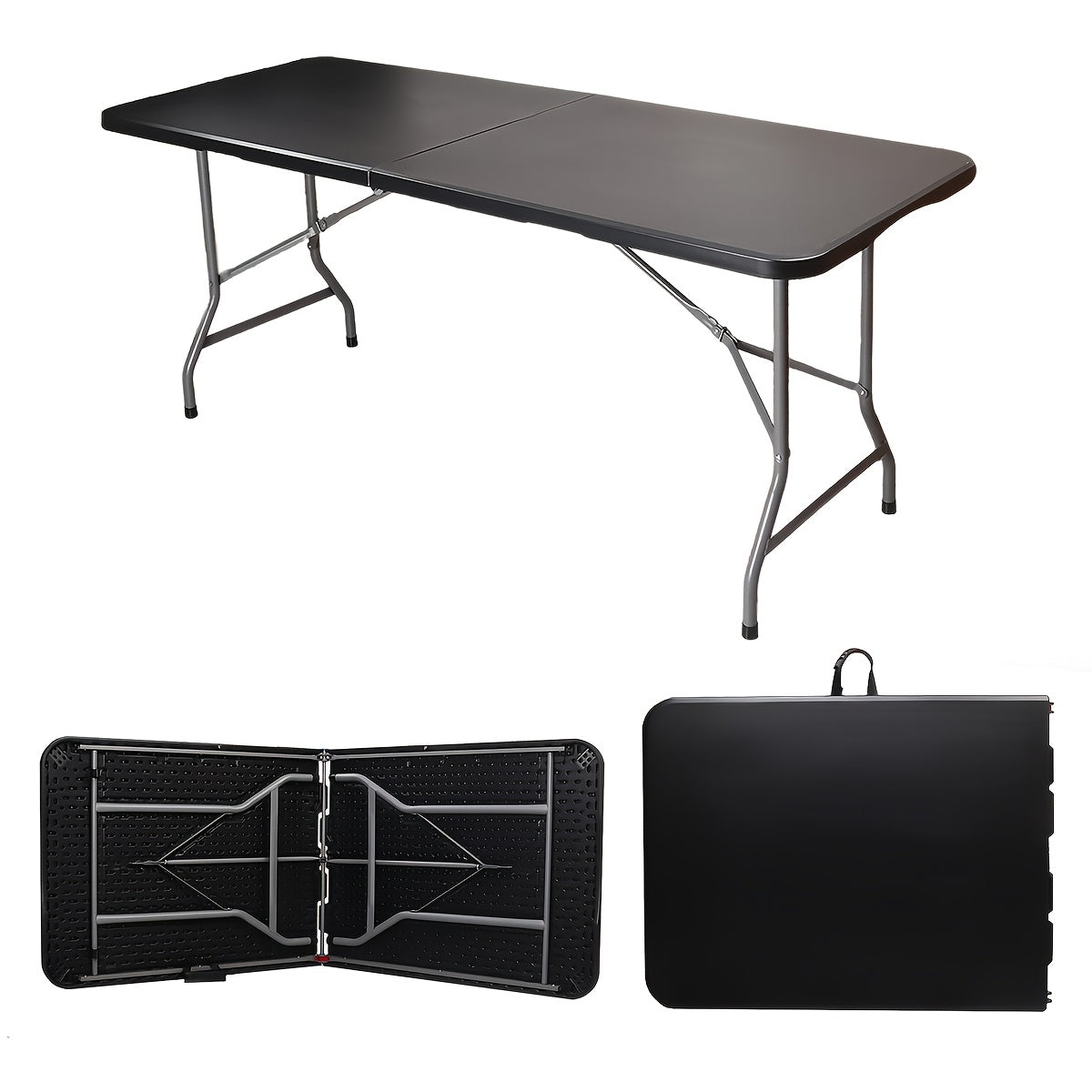 Folding Table shown in the 6FT BLACK, 1pc option