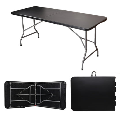 Folding Table shown in the 6FT BLACK, 1pc option