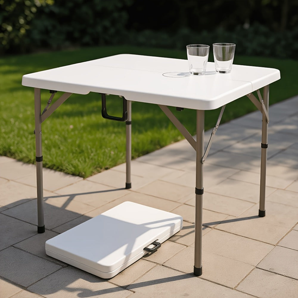 6-Foot Heavy-Duty Folding Table with Carry Handle for Work, Display, and Everyday Use detail image - detail view 10
