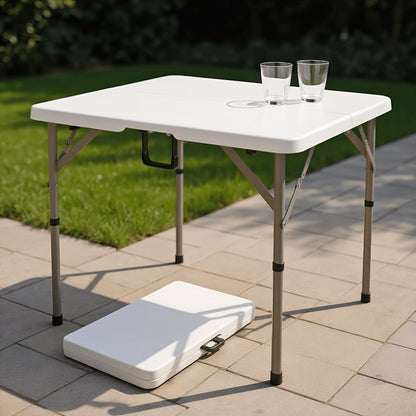 6-Foot Heavy-Duty Folding Table with Carry Handle for Work, Display, and Everyday Use detail image - detail view 10