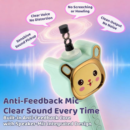 6-in-1 Wireless Karaoke Microphone Speaker with LED Lights and TWS detail image - detail view 41