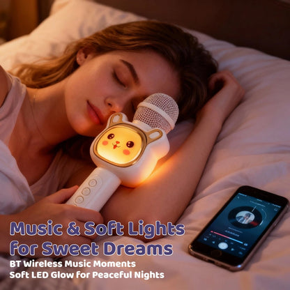 6-in-1 Wireless Karaoke Microphone Speaker with LED Lights and TWS detail image - detail view 46