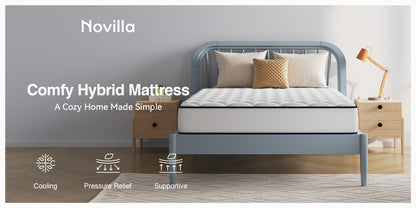 6-Inch Mattress with Memory Foam for Bedroom Comfort and Support detail image - detail view 10