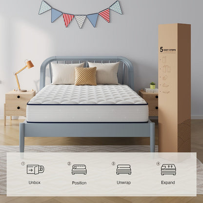 6-Inch Mattress with Memory Foam for Bedroom Comfort and Support detail image - detail view 8