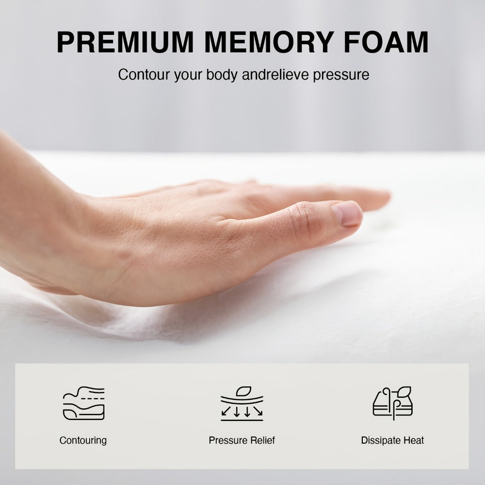 6-Inch Mattress with Memory Foam for Bedroom Comfort and Support detail image - detail view 9