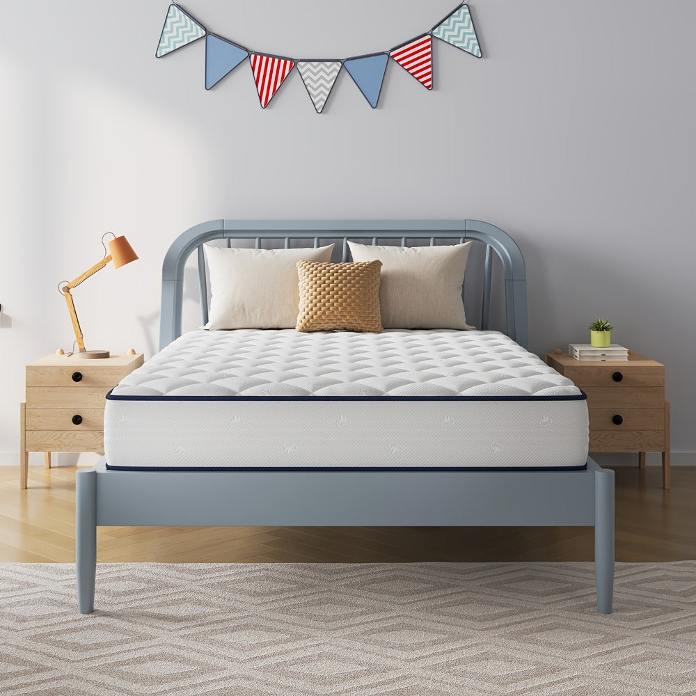 Mattress, Hybrid in a Box, 6 Inch 8 Inch Gel Memory Foam Spring Mattress, Medium Soft shown in the main product view