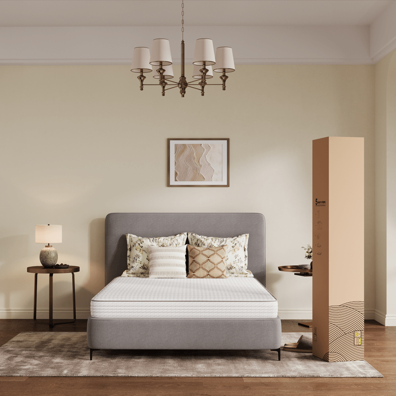6-Inch Mattress with Pocket Springs for Bedroom Comfort and Support
