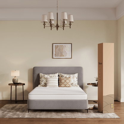 6-Inch Mattress with Pocket Springs for Bedroom Comfort and Support