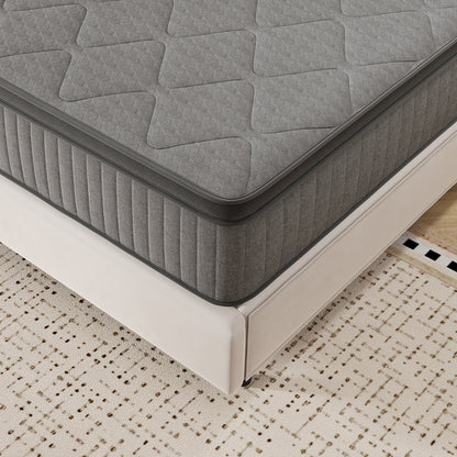 6-Inch Mattress with Pocket Springs for Bedroom Comfort and Support