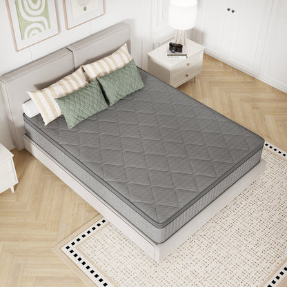 6-Inch Mattress with Pocket Springs for Bedroom Comfort and Support