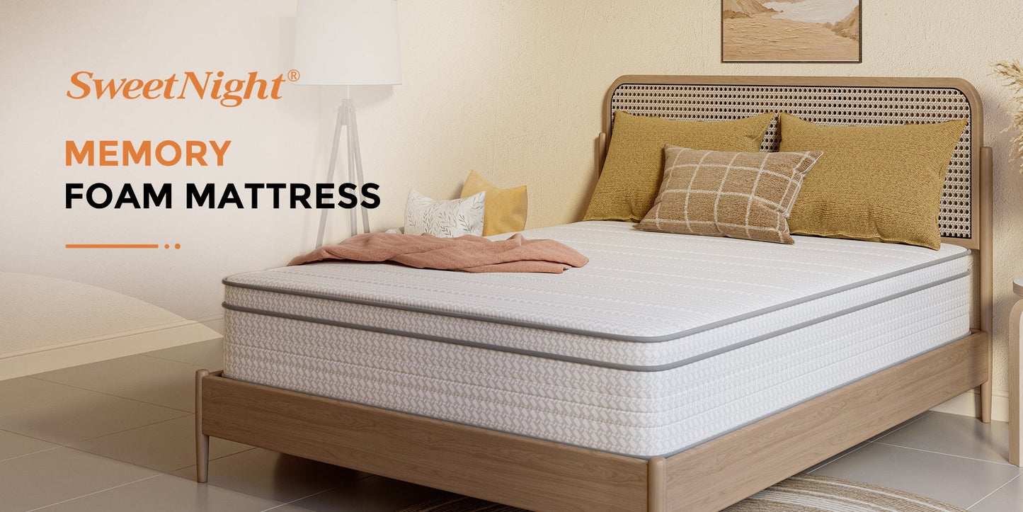6-Inch Mattress with Pocket Springs for Bedroom Comfort and Support