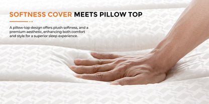 6-Inch Mattress with Pocket Springs for Bedroom Comfort and Support