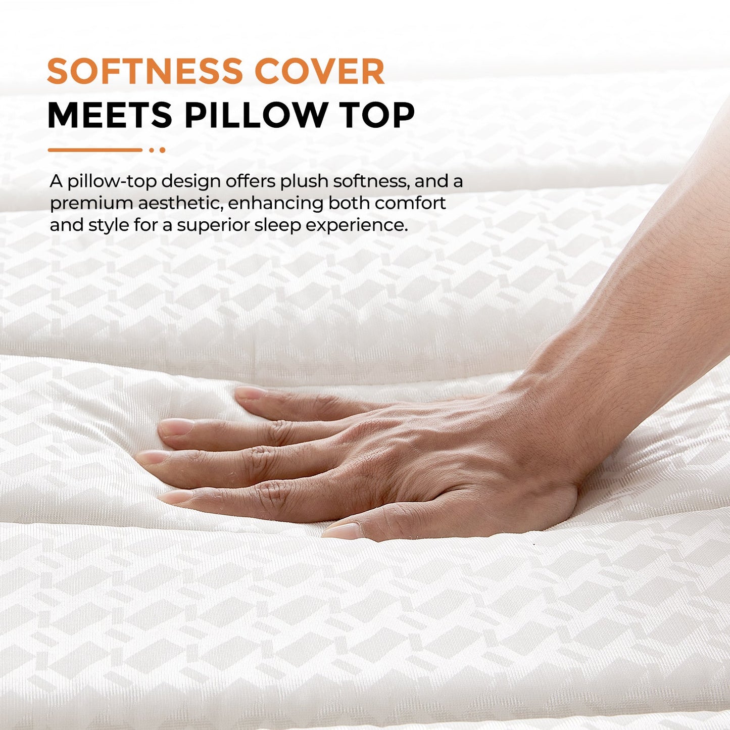 6-Inch Mattress with Pocket Springs for Bedroom Comfort and Support
