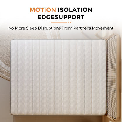 6-Inch Mattress with Pocket Springs for Bedroom Comfort and Support