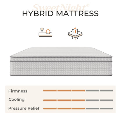 6-Inch Mattress with Pocket Springs for Bedroom Comfort and Support