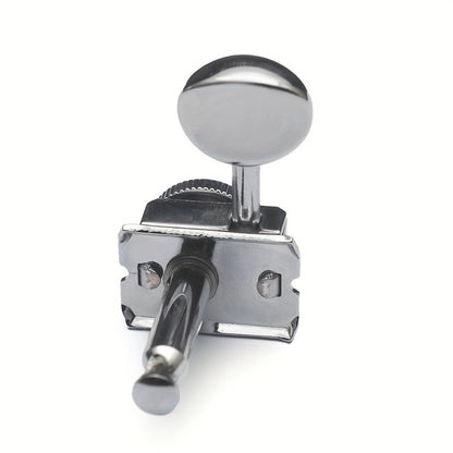 6-Inline Locking Guitar Tuners, 1:15 Ratio, Chrome or Gold Set detail image - detail view 10
