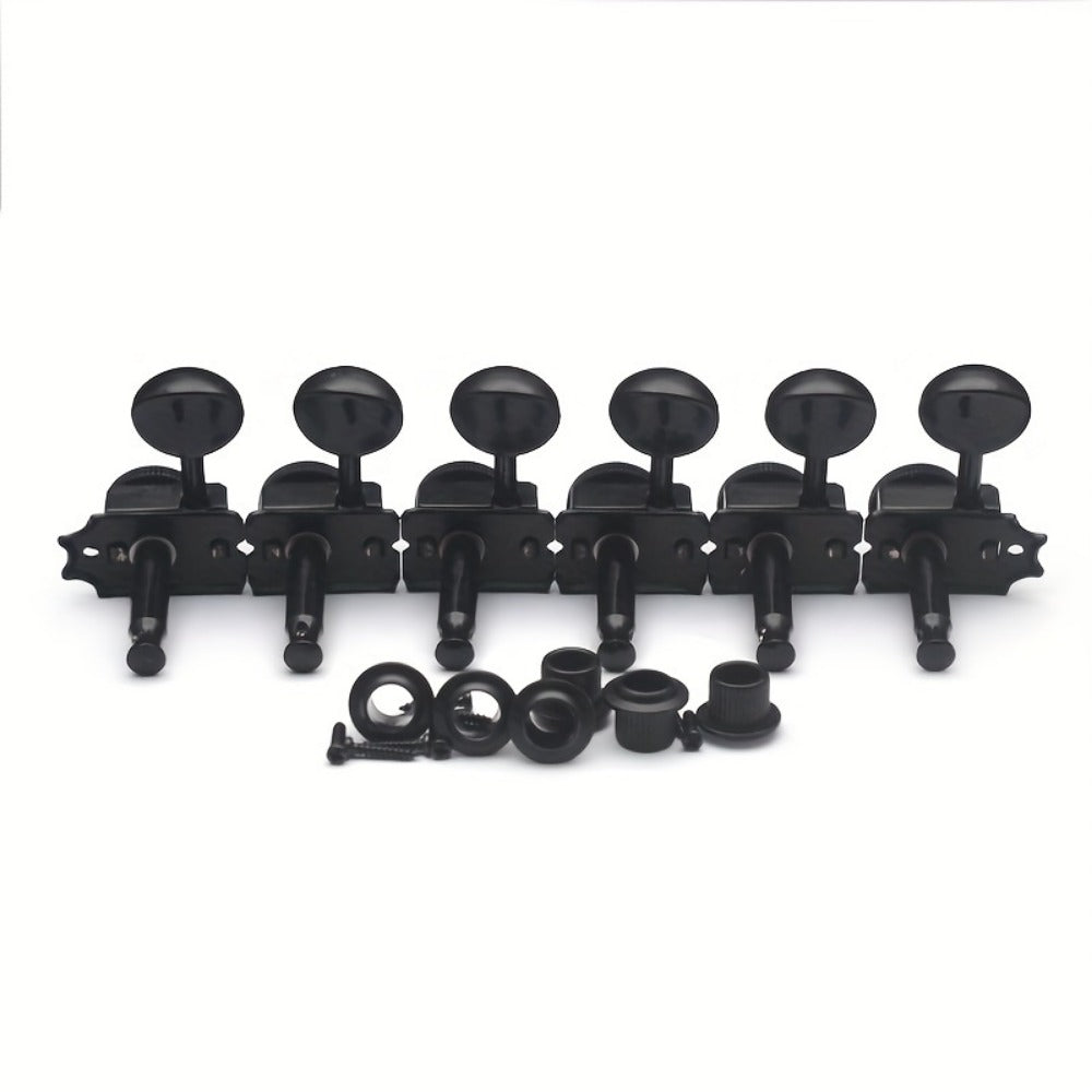 6-Inline Locking Guitar Tuners, 1:15 Ratio, Chrome or Gold Set detail image - detail view 21