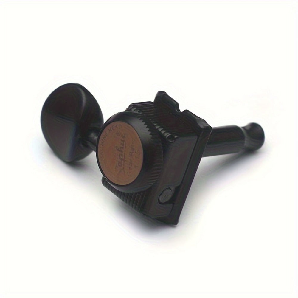 6-Inline Locking Guitar Tuners, 1:15 Ratio, Chrome or Gold Set detail image - detail view 26