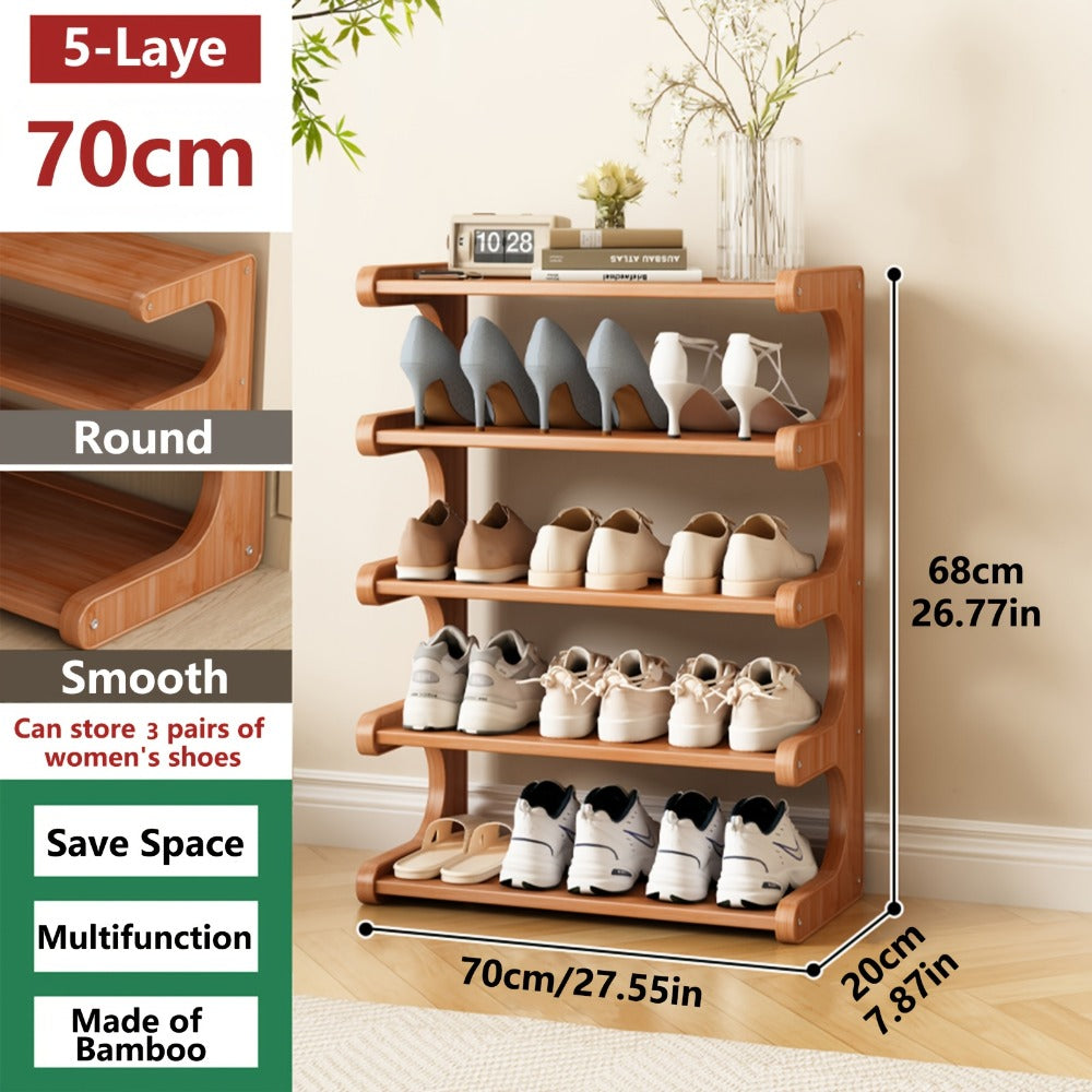6-Layer Freestanding Shoe Rack, Freestanding Shoe Storage Rack for Entryway detail image - detail view 3